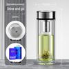 Double-Walled Glass Tea Infuser Bottle