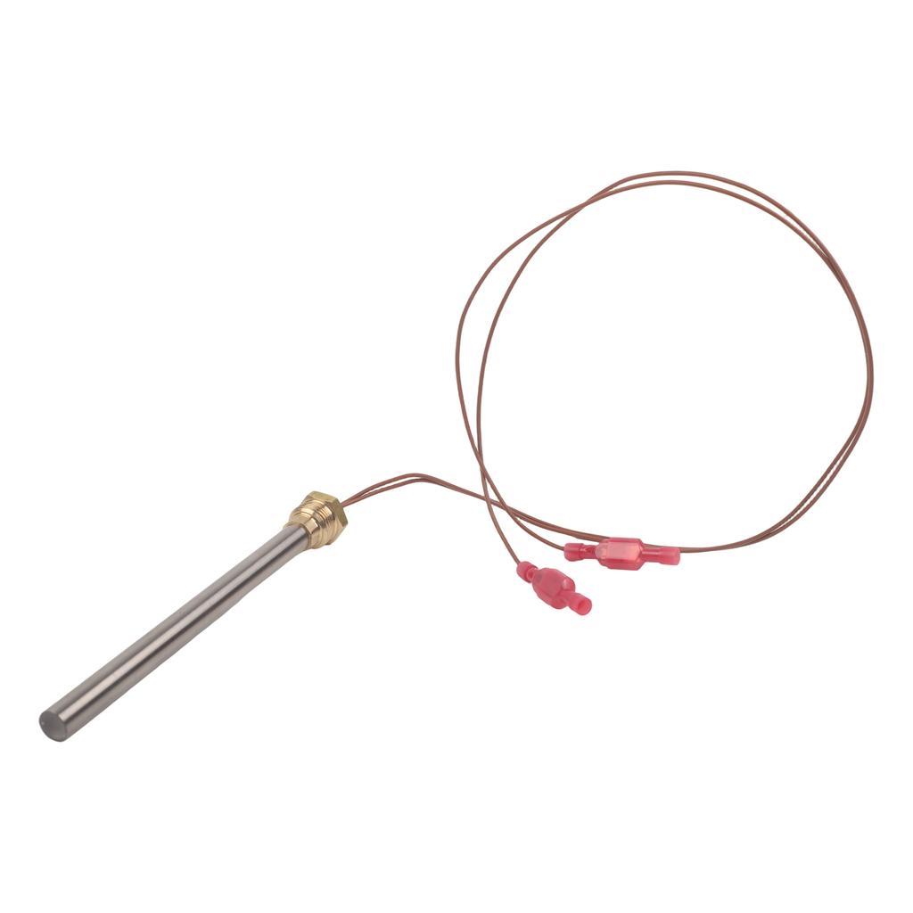 250W 230V Pelletkessel Zündstab Edelstahl 10mm x 150mm mit 3/8 Zoll Gewinde und 500mm Kabel für Rika Memo Visio