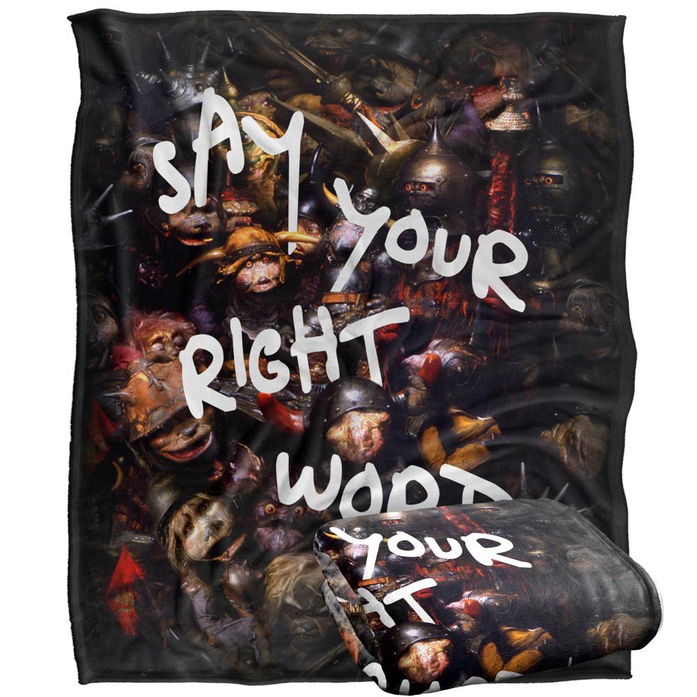 Labyrinth Say Your Right Words Silky Supersoft Blanket