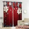 2D Flat Printing  JIT 2pcs   Curtains (Without Rod) Festive Curtains Modern Curtains&Window Treatment Prints Light Filtering