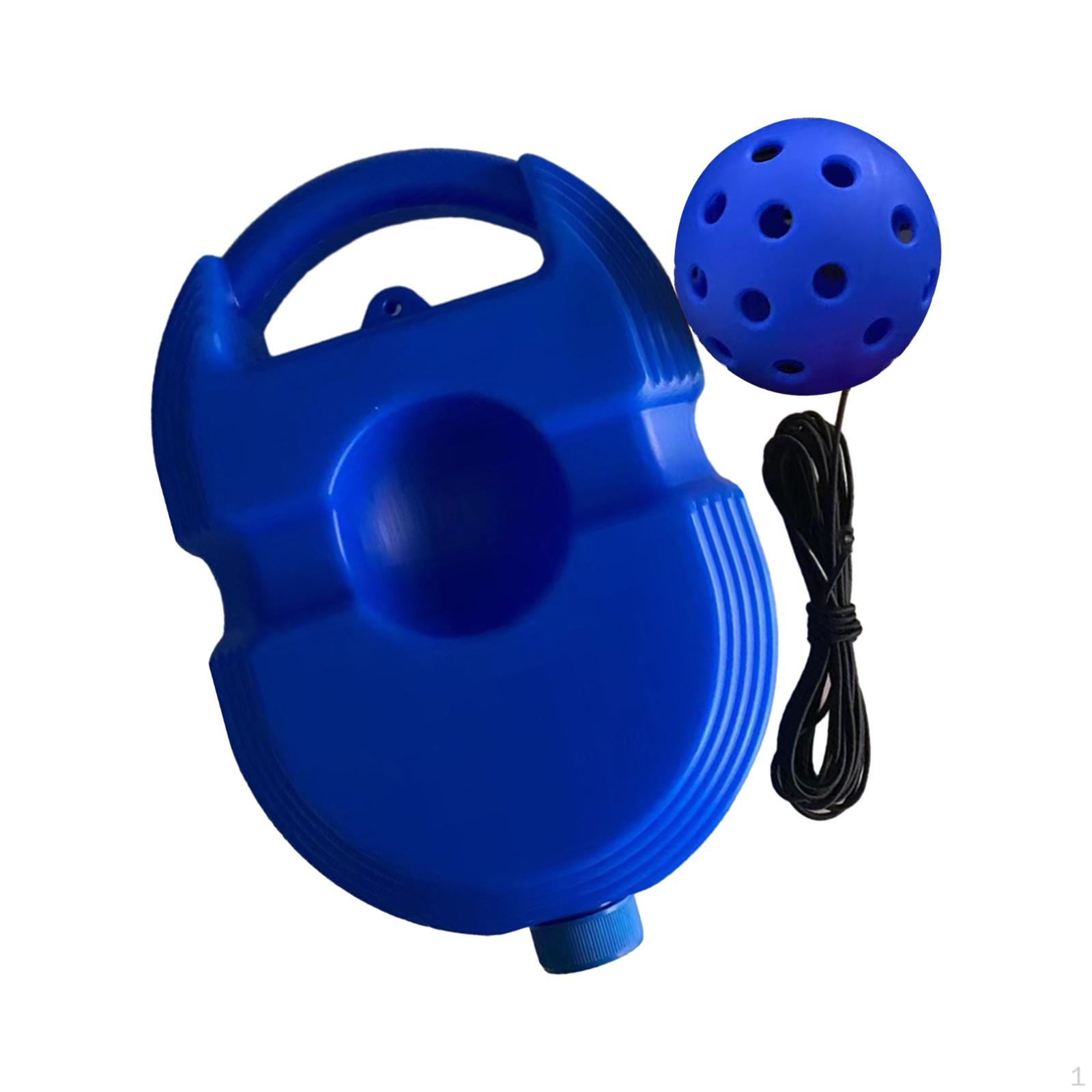 

Тренажер для пиклбола, улучшающий скорость, портативный для взрослых и детей, улучшает навыки игрока в одиночку Blue Ball Blue