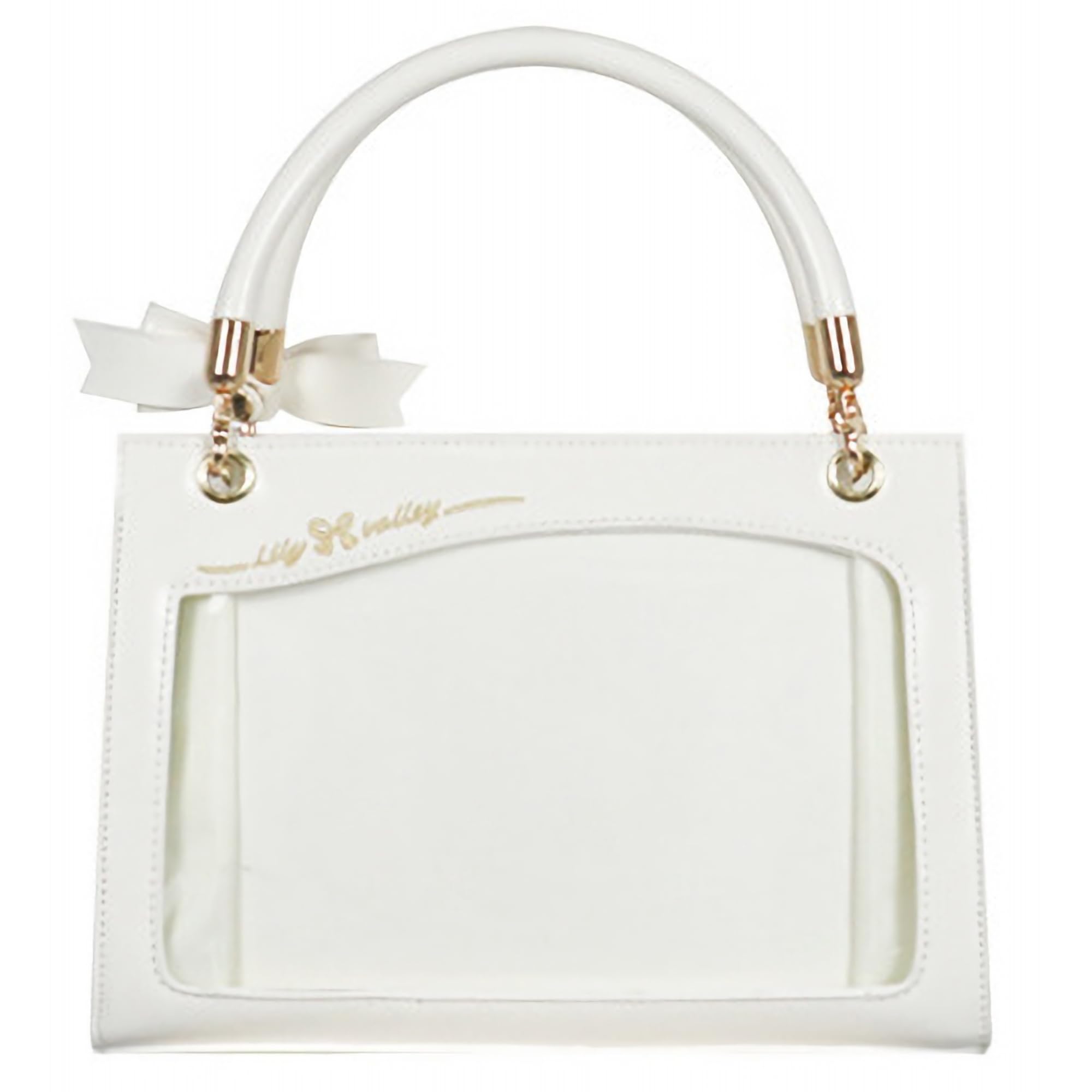 

Rowaica Ita Bag, Small Shoulder Bag, Perfect for Oshikatsu, 2-Way, ShoulderCrossbodyHandbag, ToteHandbag (White)