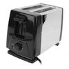 Compact Bread Toaster Portable ABS and Stainless Steel Wide Slot 2 Slice Toaster for Home