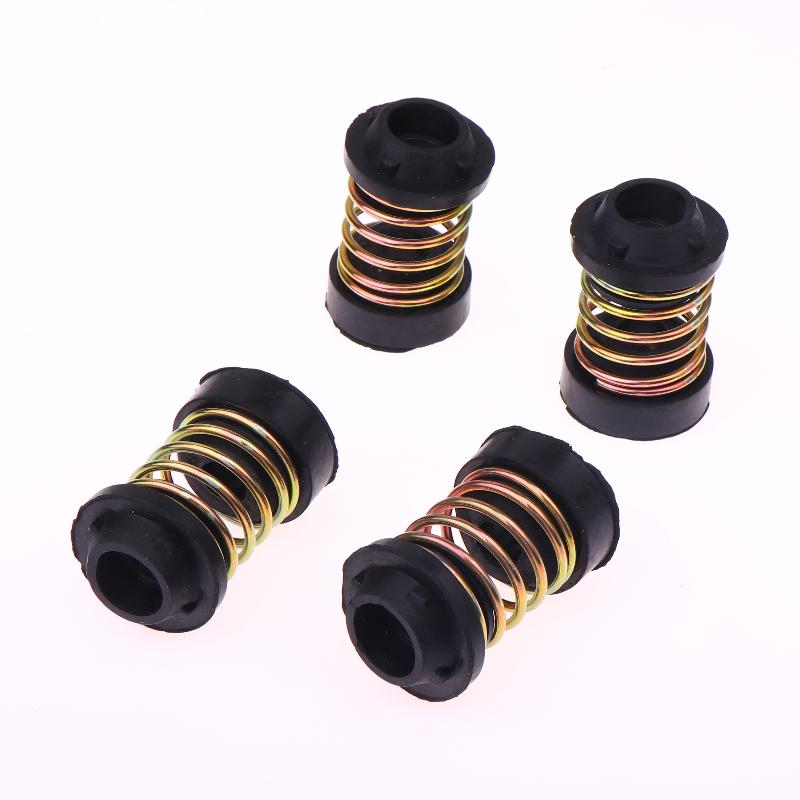 4Pcs Refrigerator Freezer Compressor Shock Pad Spring Shock-Absorbing Mounting Foot Rubber Mat Vibration Pad