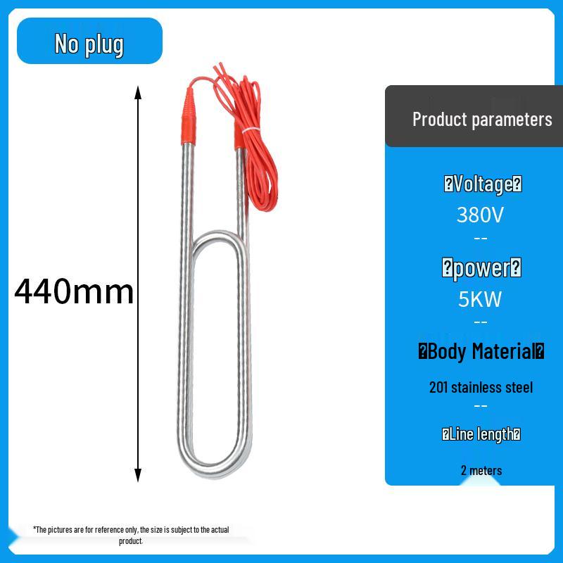 High-Power Submersible Electric Heating Rod for Industrial Water Tanks 380V/220V