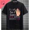 Funny I May Not Be Perfect But My Nails Are Slogan Unisexicurist Graphic Tshirt Pure Cotton Shortsleeve Round Neck Casual Tee