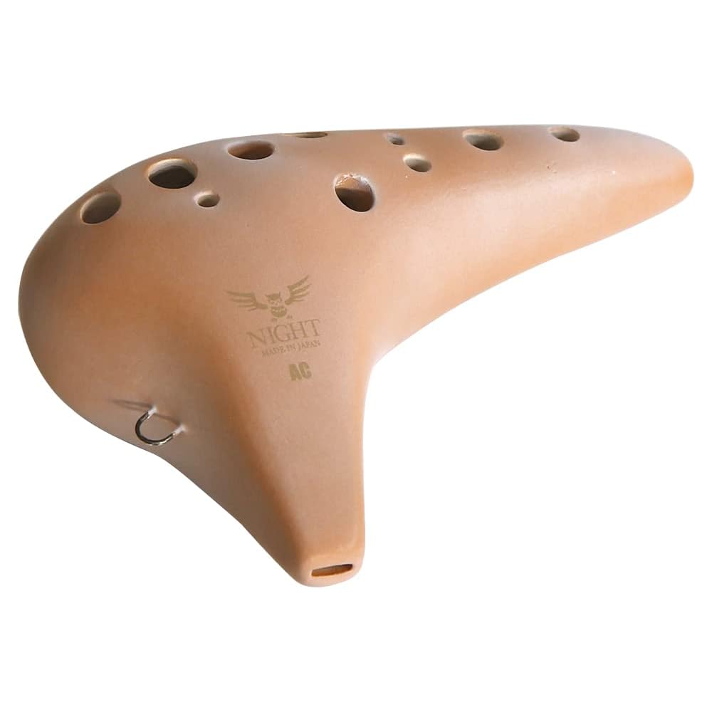 NIGHT Ocarina Alto C Key S-ACPB Pale Brown Musical Instrument