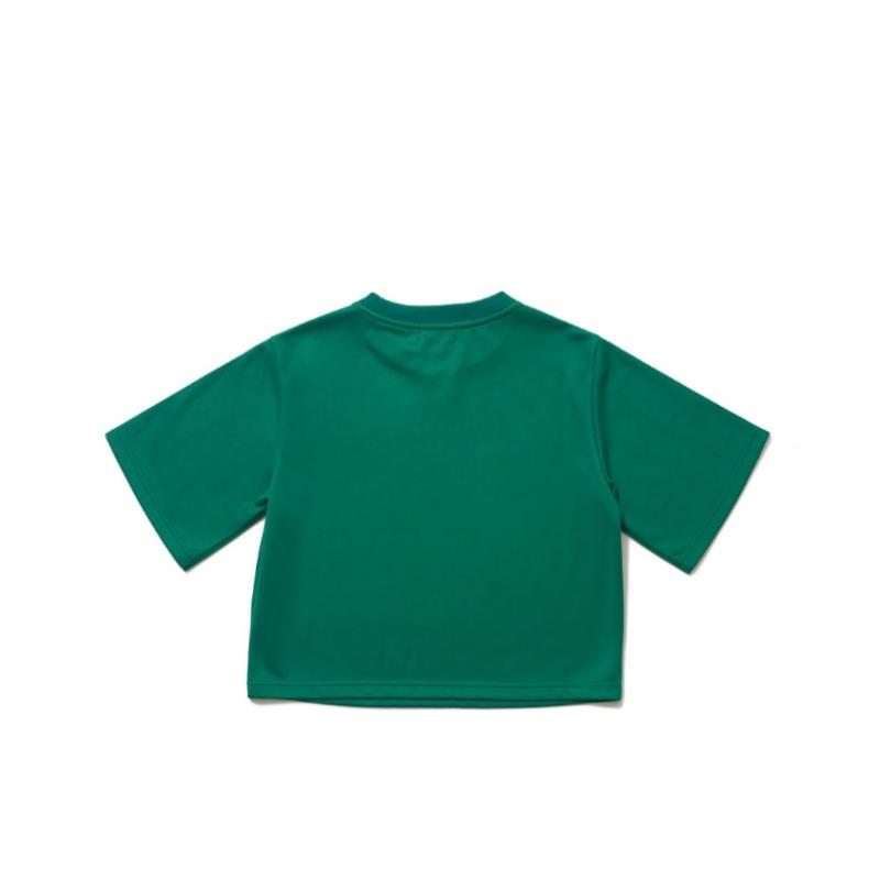 Blu Dot Cropped Short Sleeve Tee Gn
