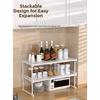 Expandable Cabinet Storage Rack Adjustable Width Cabinet Storage Layer  Kitchen