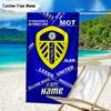 1PC Custom Name Beach Towel Leeds Loyalty Beach Towel, Suitable for Camping, Travel, Beach Accessories, Super Absorbent, Family Gift