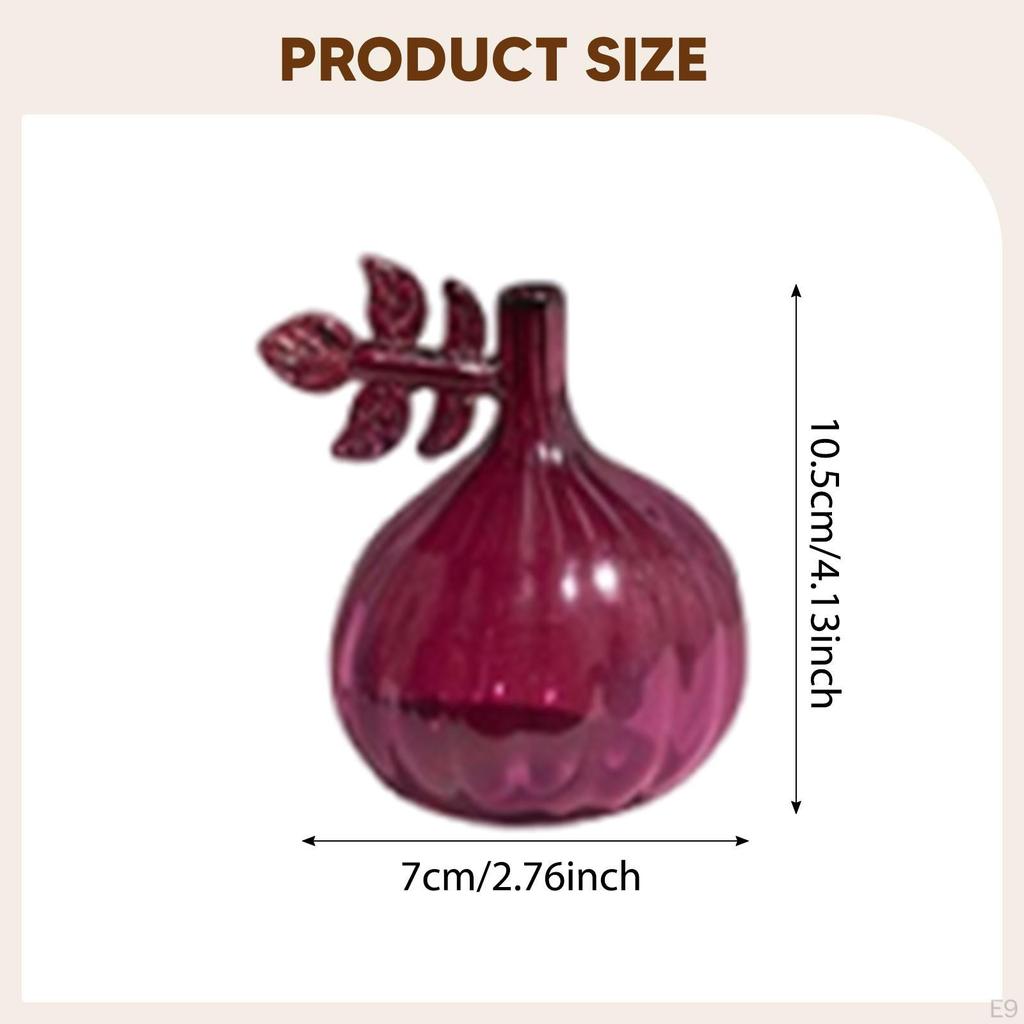 Flower Vase Plant Pot Empty Glass Diffuser Bottle Fruit Decorative for Bedroom