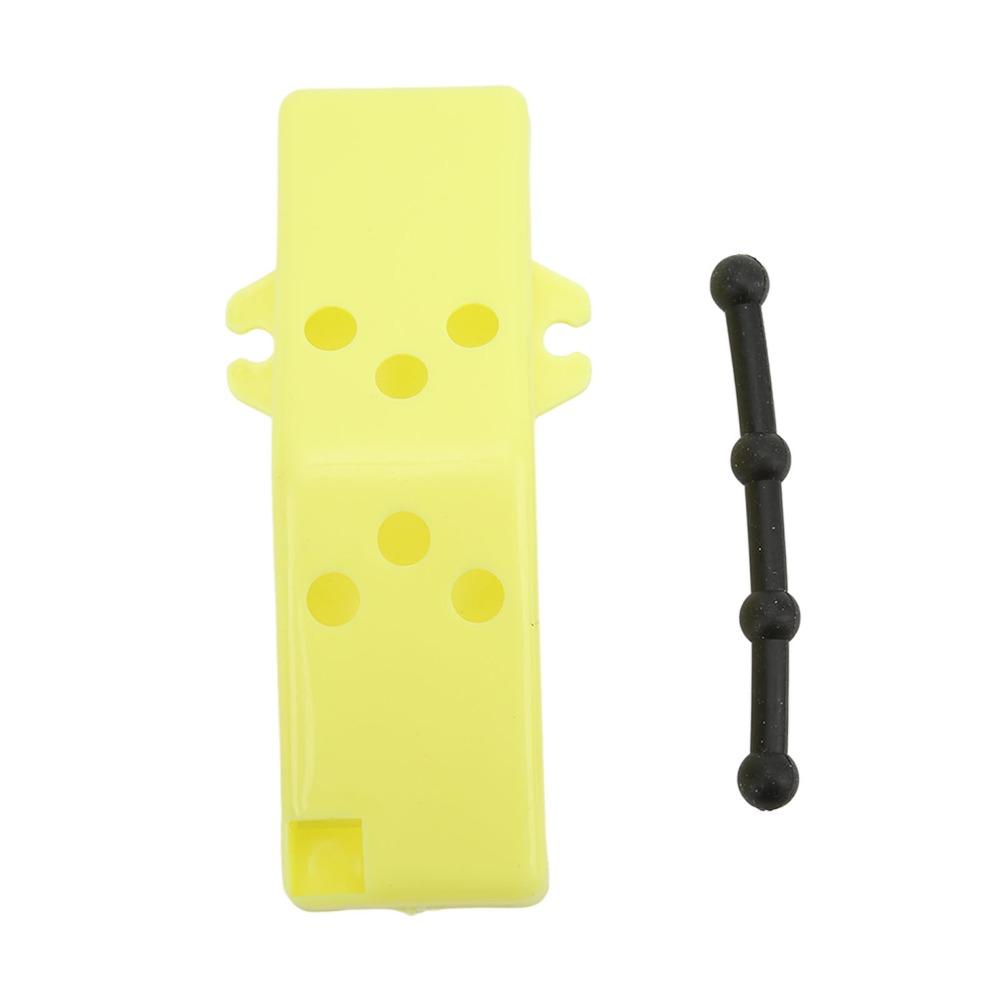 ABS Ice Auger Blade Guard Reusable Lightweight Ice Drill Blade Cover Yellow with Fixing Strap Ice Drill Cover Ice Fishing