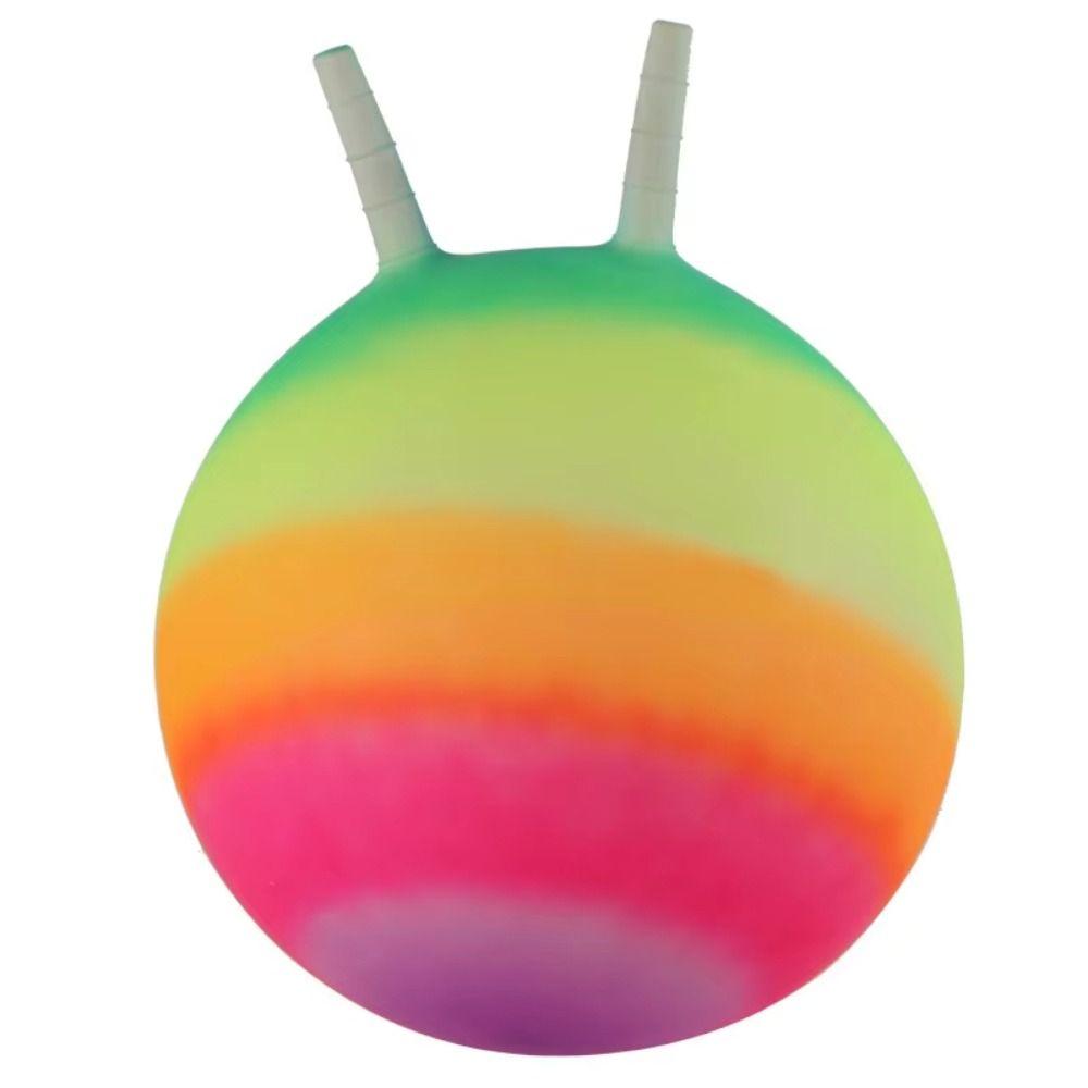 Diameter 18 Inch Sports Hopping Ball With Handle Jumping Ball Kids Bouncy Ball Outdoor Toys