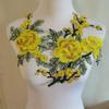 2Pcs/Set New Flower Embroidery Patch DIY Multi-Color Applique Patch Sewing Accessories Sew On Patch Clothes Decoration