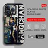 Korean singer  B-bang-chanS Phone Case black IMD Colorful Silver Suitable soft case for iPhone 16 15 14 13 12 11 XS Pro Max