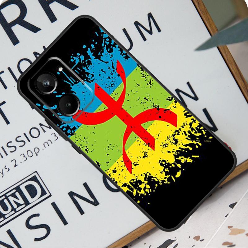 

Флаг амазигов берберов для Realme 12 Pro Plus 9 10 11 GT5 C51 C31 C67 C55 C53 C35 C33 C30 C21Y C25s GT Neo 6 чехол Realme 11 Pro Plus