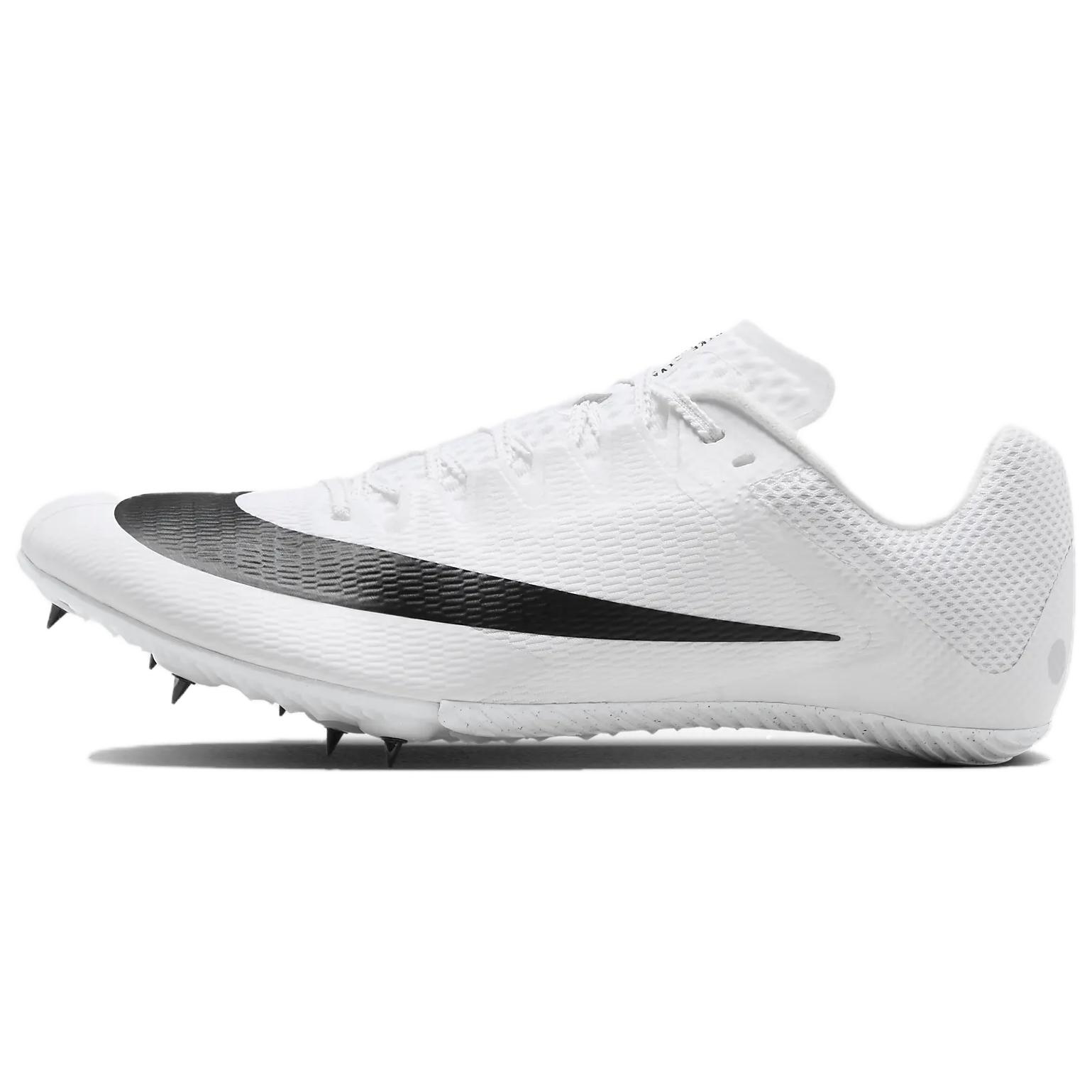 

Nike Zoom Rival Sprint White Metallic Silver Black Unisex Track Spikes FZ9663-100 EU 40.5