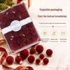 Temu New Flocked Christmas Balls: 42-Piece Velvet Ornament Set for Holiday Decorations