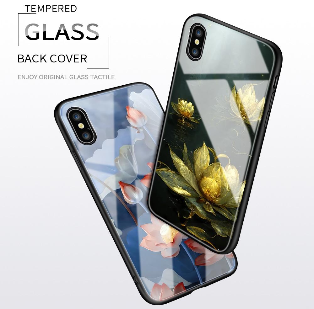 Tempered Glass Phone Case For OPPO Reno13 Reno14 Realme 11 12Pro 14 GTNeo6 C21Y C53 C75 OnePlus Nord2 NordCE3Lite Soft Edge Shockproof Smooth Shell