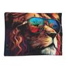 Lion Colourful Painting Blanket Soft Warm Flannel Throw Blanket Bedspread for Bed Living room Picnic Travel Home Sofa