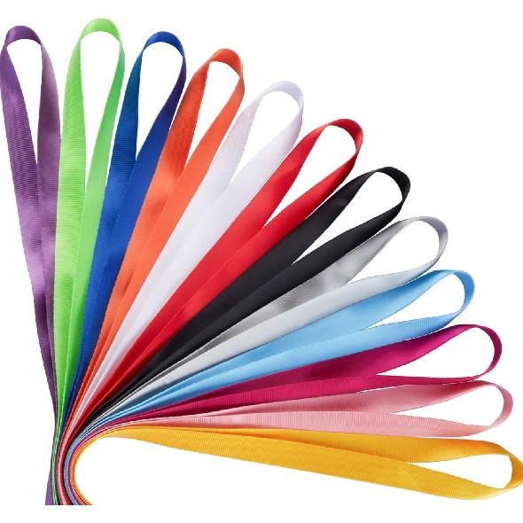 YOUOWO Lanyards 12 Pack Neck Office Lanyard 12 Colors White Blue Black Apple Green Red Pink