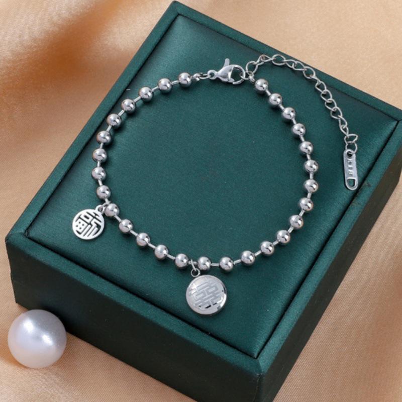 Koreanisches Dongdaemun Titanstahl Damenmode Armband - Edelstahl, High-End, Grenzüberschreitendes Design.