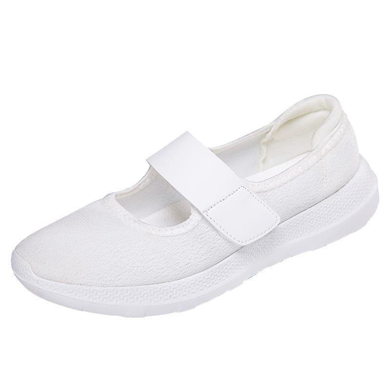 

Новые сетчатые дышащие кроссовки для женщин Дышащая плоская повседневная обувь для женщин Прогулки Плюс размер Мамочки Фитнес обувь 35