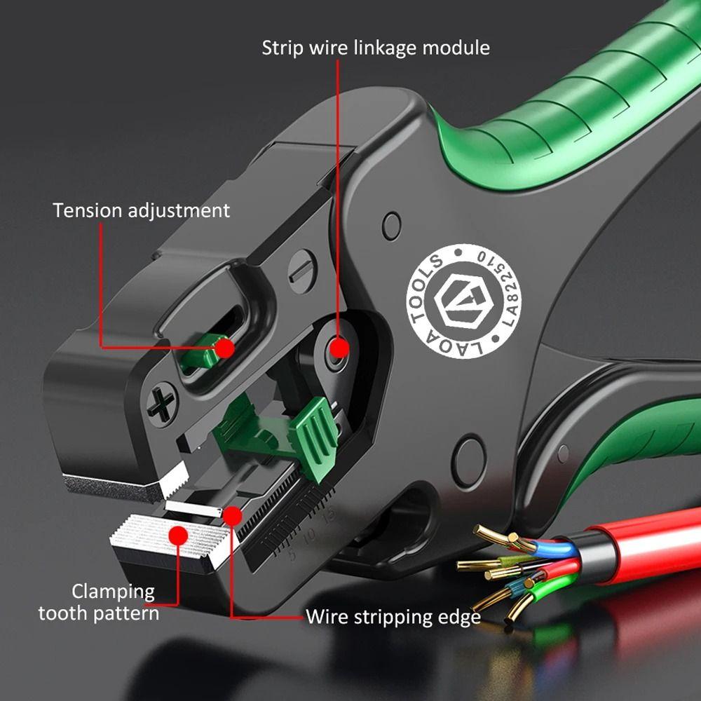 SK5 High Carbon Steel Fully Automatic Wire Stripping Plier Automatic Wire Stripper  Electrician