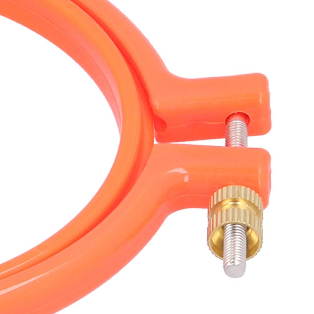 Plastic Cross Stitch Hoop Colorful Adjustable Hoop Ring Durable Plastic Hoop For Sewing