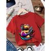 European Sizes Cotton Short Sleeve T-Shirt - Soft Breathable Summer Casual & Outdoor Sports Wear with Loose Fit Round Neck