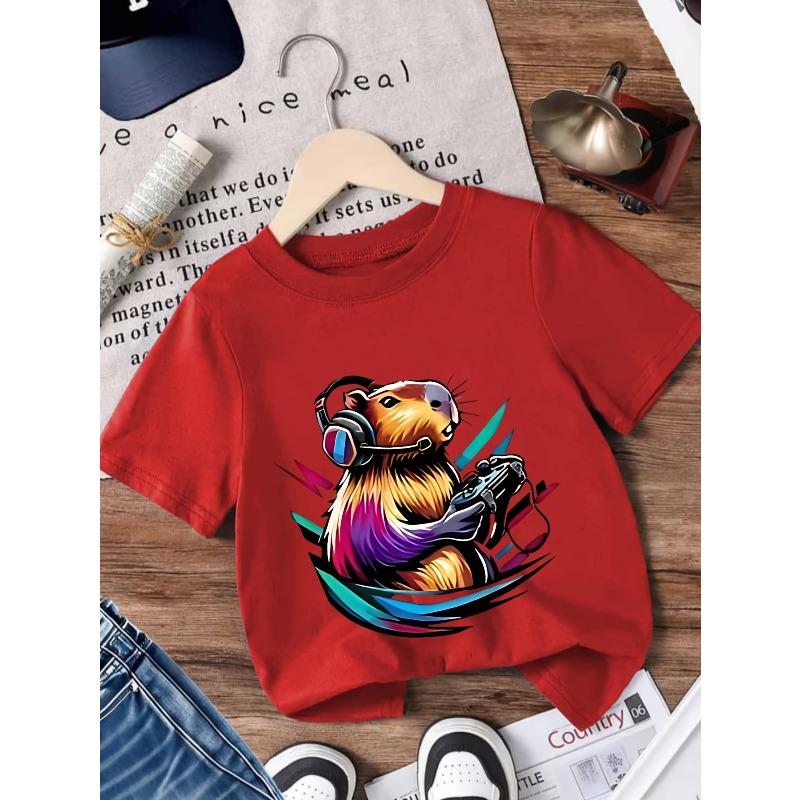 European Sizes Cotton Short Sleeve T-Shirt - Soft Breathable Summer Casual & Outdoor Sports Wear with Loose Fit Round Neck