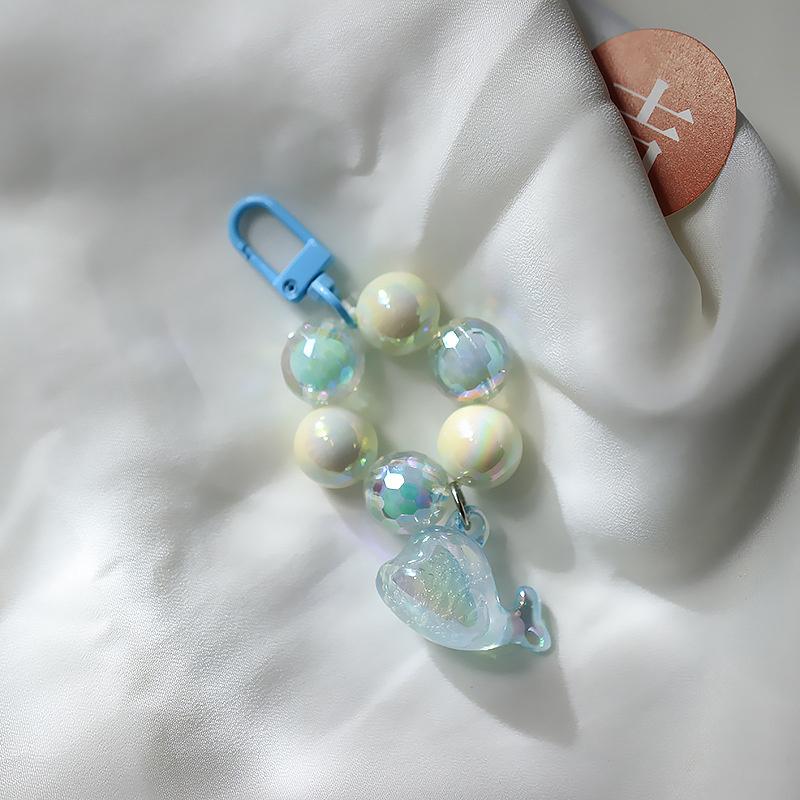 

Милый акриловый прозрачный маленький дельфин брелки рюкзак подвески аксессуары украшения синий