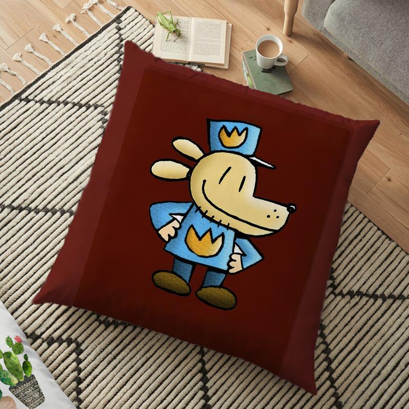 Federa Cuscino Cartone Animato Dogman Dog Man Cuscino Quadrato Camera da Letto Divano Comfort Tempo Libero Cuscino Auto Soggiorno Decorazione Casa