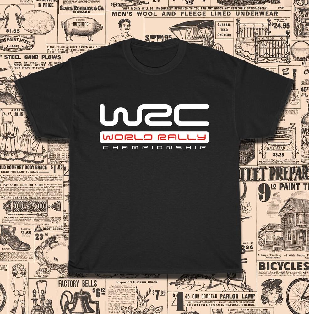 

New WRC World Rally Championship Logo Men039s TShirt American Size S5XL TShirt Unisex T-Shirt S