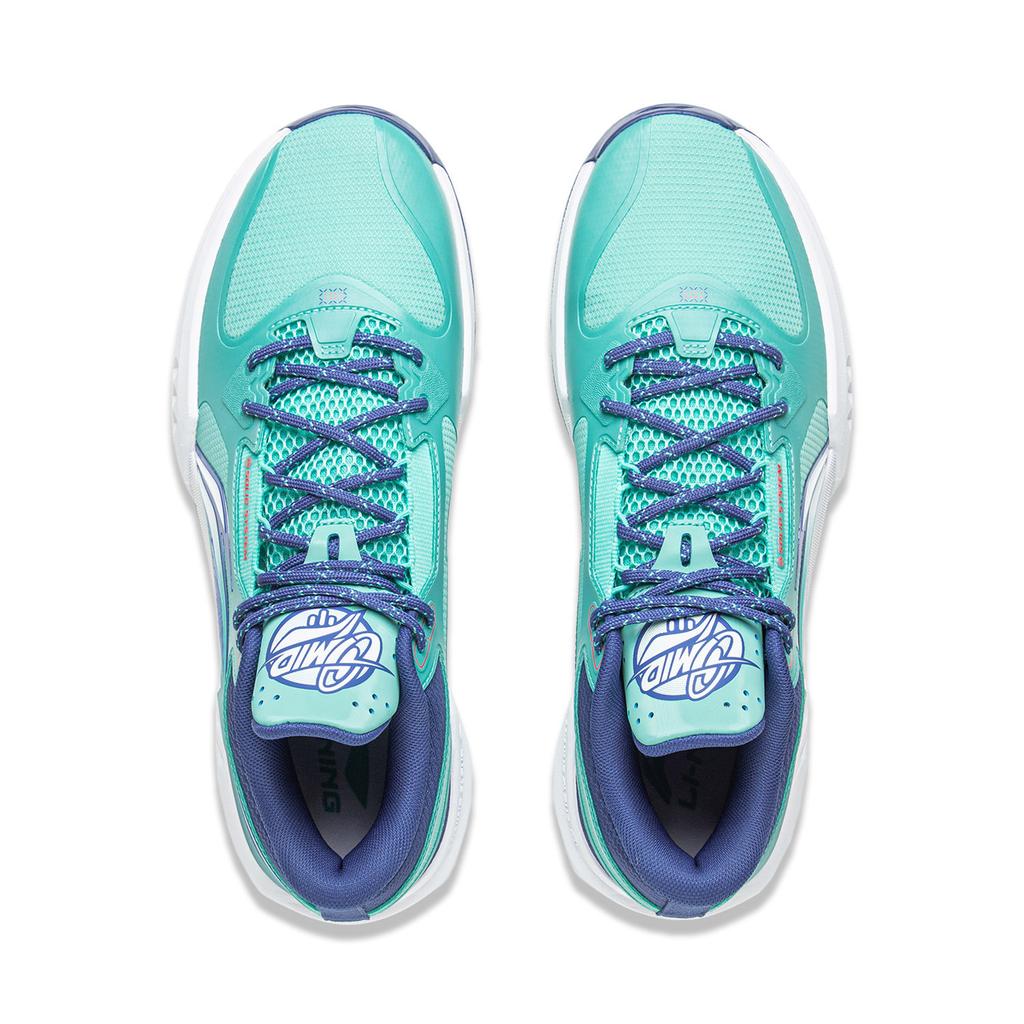 Li Ning Light Speed 3mid Basketball Shoes Men's Low top Pool Blue/Deep Sail Blue ABPV019-6