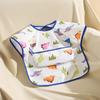 Adjustable Sleeveless Bib for Infants Baby Gentle On Skin Water Proofing Fabric Foof Catcher Pocket Design for Nursing