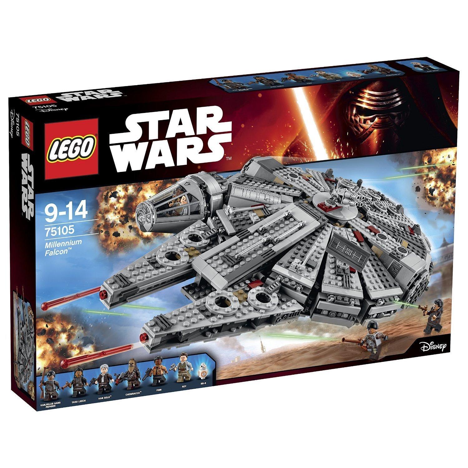 

Импортный LEGO Star Wars LEGO Star Wars Millennium Falcon 75105 Building Kit [item]