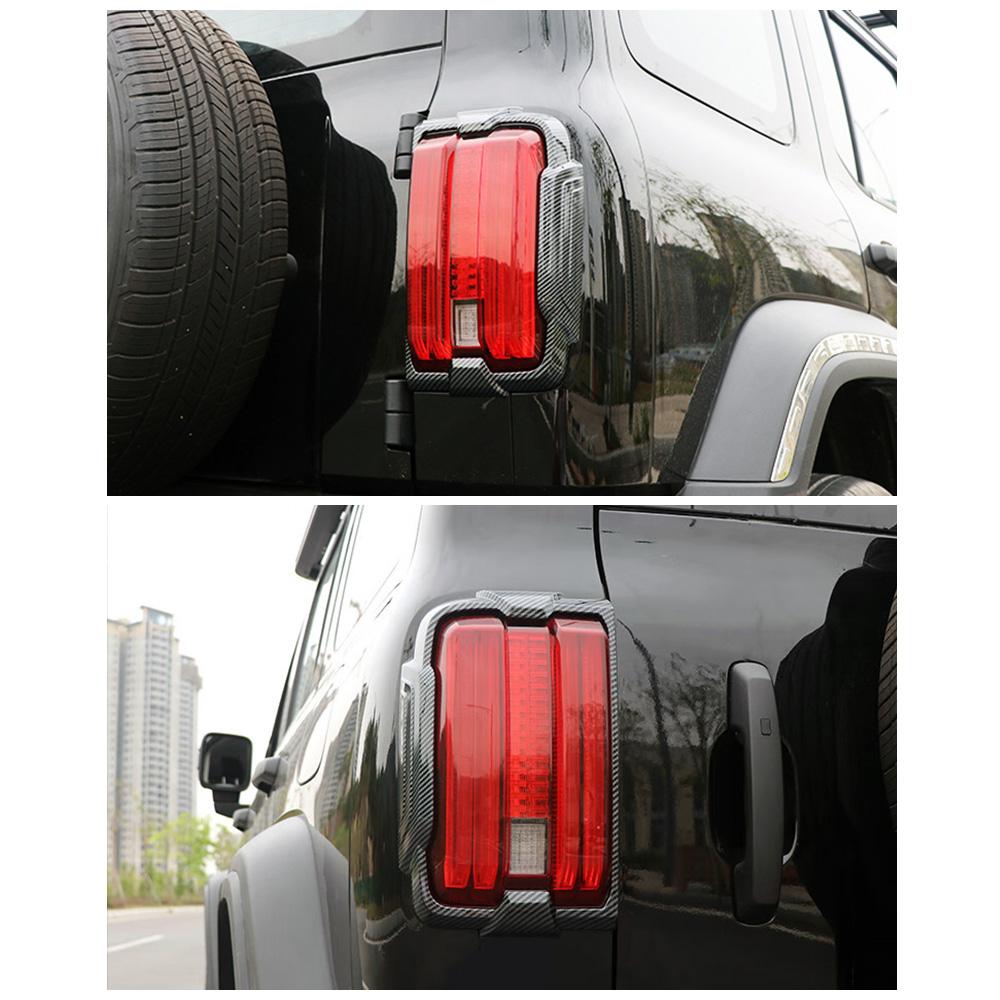 For GWM Tank 300 2024 2024 Car Styling Taillight Cover Trim Black Rear Tail Light Frame Decor Exterior Accessories Anti Scratch