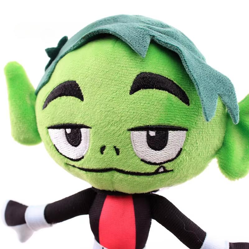 24-30 Cm Anime Teen Beast Boy Plush Toys Doll Peluche Cute Green Boy Robin Stuffed Toy Baby Kids Christmas Birthday Gift