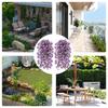 Spring Flowers Artificial 2 Pieces Realistic Artificial Plants Realistic Outside Flowers For Home Patio Deck Door Wall Gazebo
