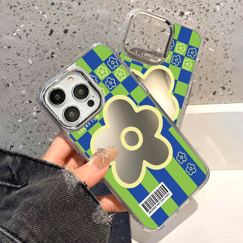 Mobile Phone Cases for iPhone 11 13 XR 15 Pro Max 12 14 Pro Max Case iPhone 16 XS Max Mirror Protective Case Mirror Exquisite Cartoon Waterproof