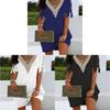 Elegantes Sommerkleid mit kurzen Ärmeln und Schleife für das Büro