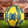 Pallone da Calcio Indoor Al Nassr FC Colorato Per Tutte le Età Taglia 5 Cucito a Macchina PVC Pronto per la Competizione Resistente Alta Rimbalzabilità
