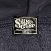 Made in Japan SILLY GOOD Zip-Up Sweat Hoodie M Men Navy(USED)