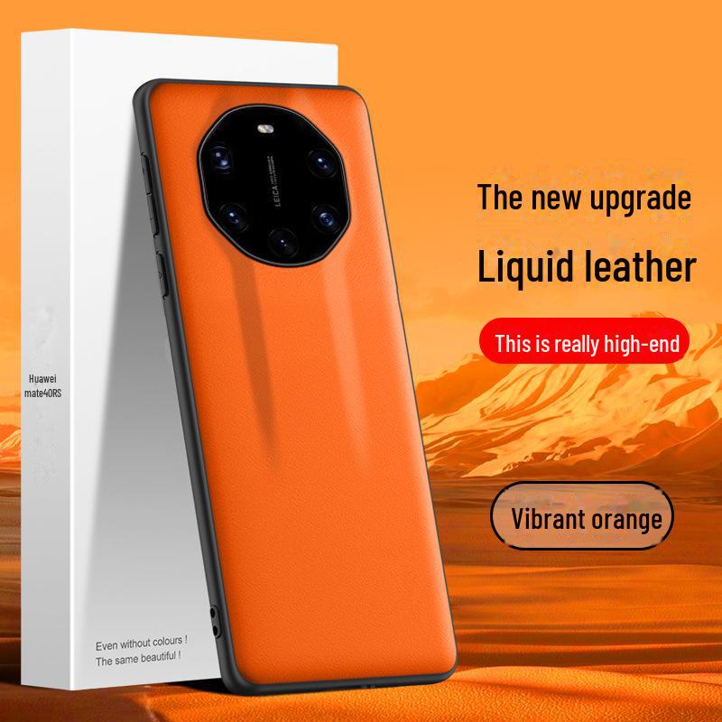 Liquid Leather Anti-Fall Protective Case for Huawei Mate40RS