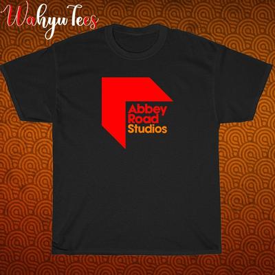 Neu! Abbey Road Studios Herren Logo Schwarz Marineblau Weiß Größe S-5XL Unisex T-Shirt