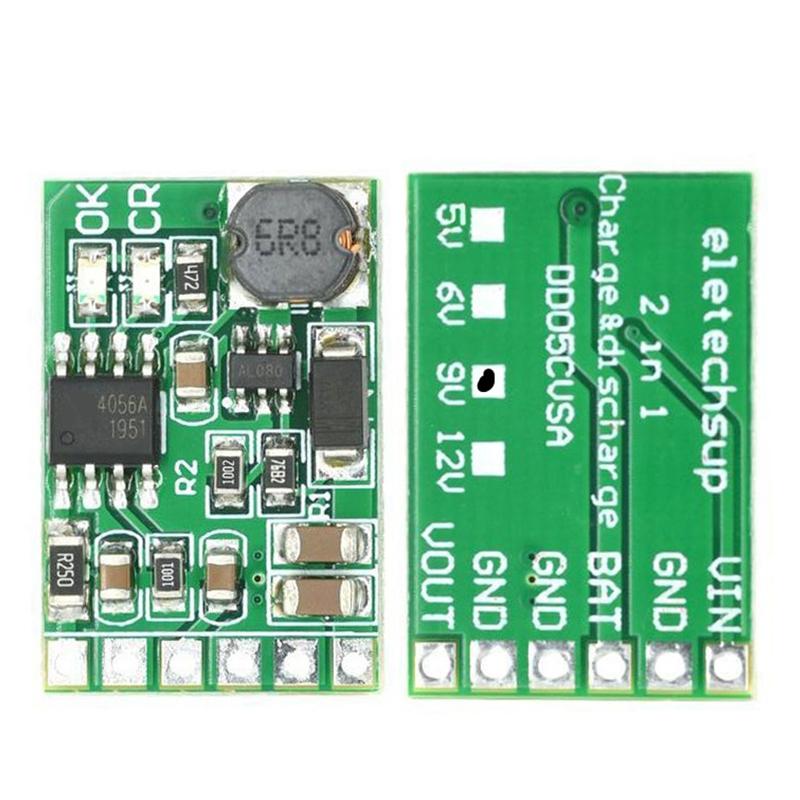 1 sztuka 3,7 V na 5 V/6 V/9 V/12 V DC-DC regulator napięcia podwyższający Dd05Cvsa moduł konwertera podwyższającego dla baterii litowej 1S do banku energii DIY