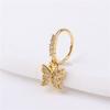 Women'S Pendant Nose Ring Butterfly Diamond Fashion Nose Ring Pendant Open Cartilage Earrings Jewelry