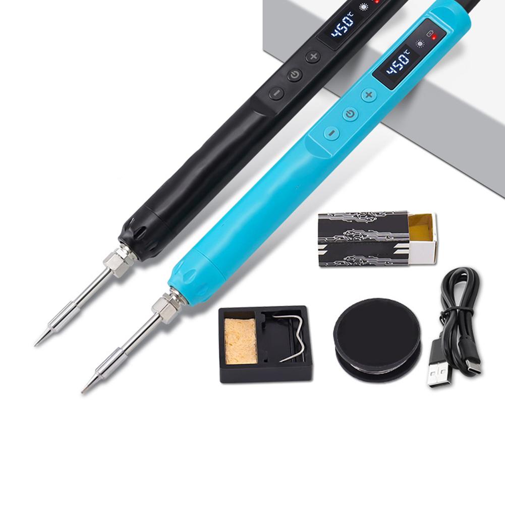 Cordless Soldering Iron With Display Soldering Cordless Pen 5V 12W Soldering Iron Digital Display LED Temperature Readout