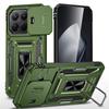 Case for 15T Pro - TPU+PC, Green, With Stand